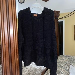 Black Sweater Hoodie